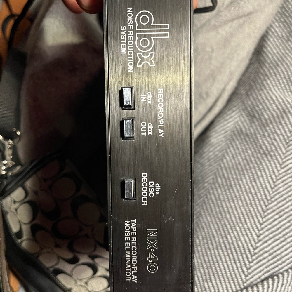 dbx NX-40 Black Tape Noise Eliminator - dbx Noise Reduction System